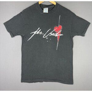 Y2K Band Tee The Used Heart Logo Black Medium Shirt Tour Album Concert Rare